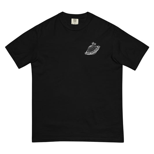 ultraviolet logo heavy tee (black)