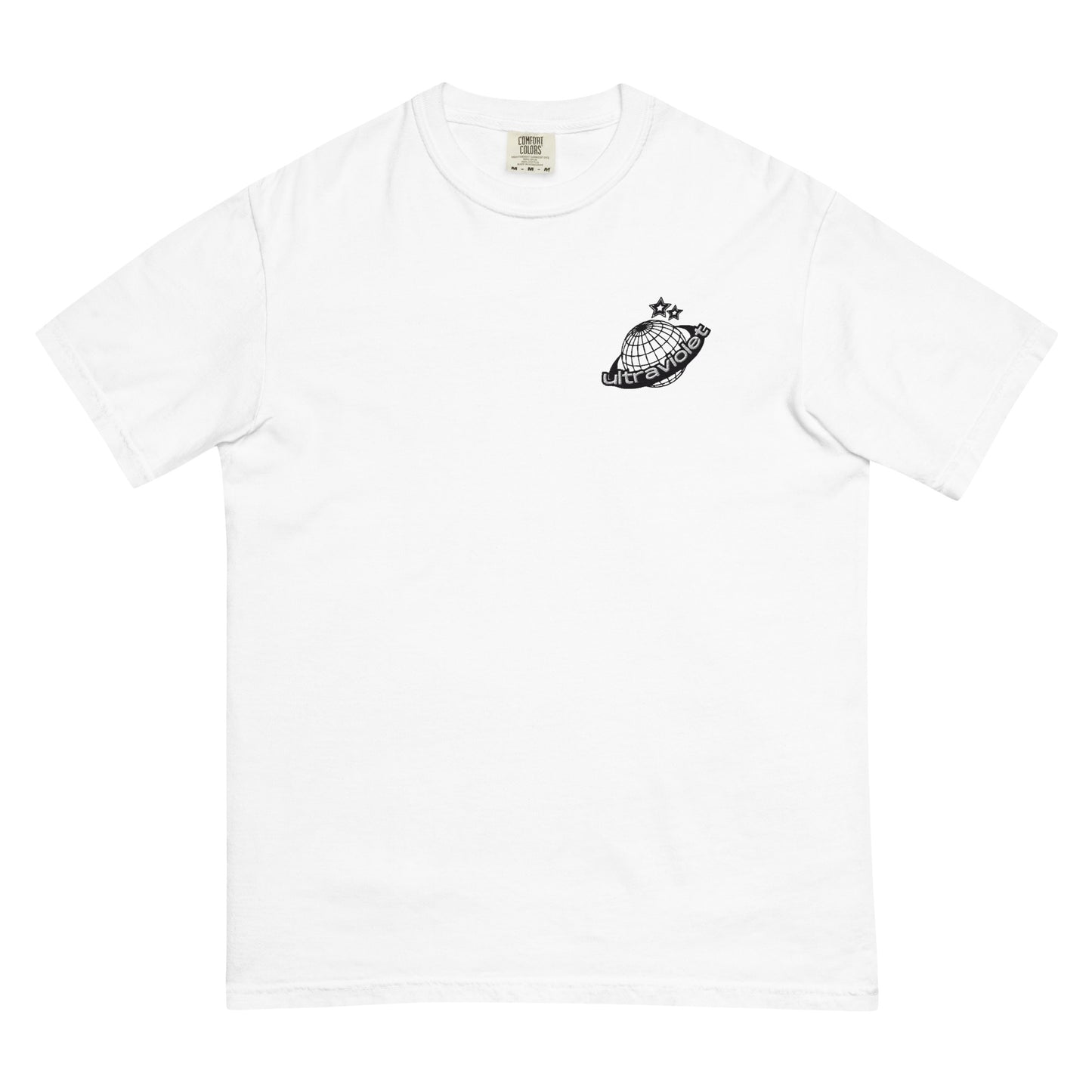 ultraviolet logo heavy tee (white)