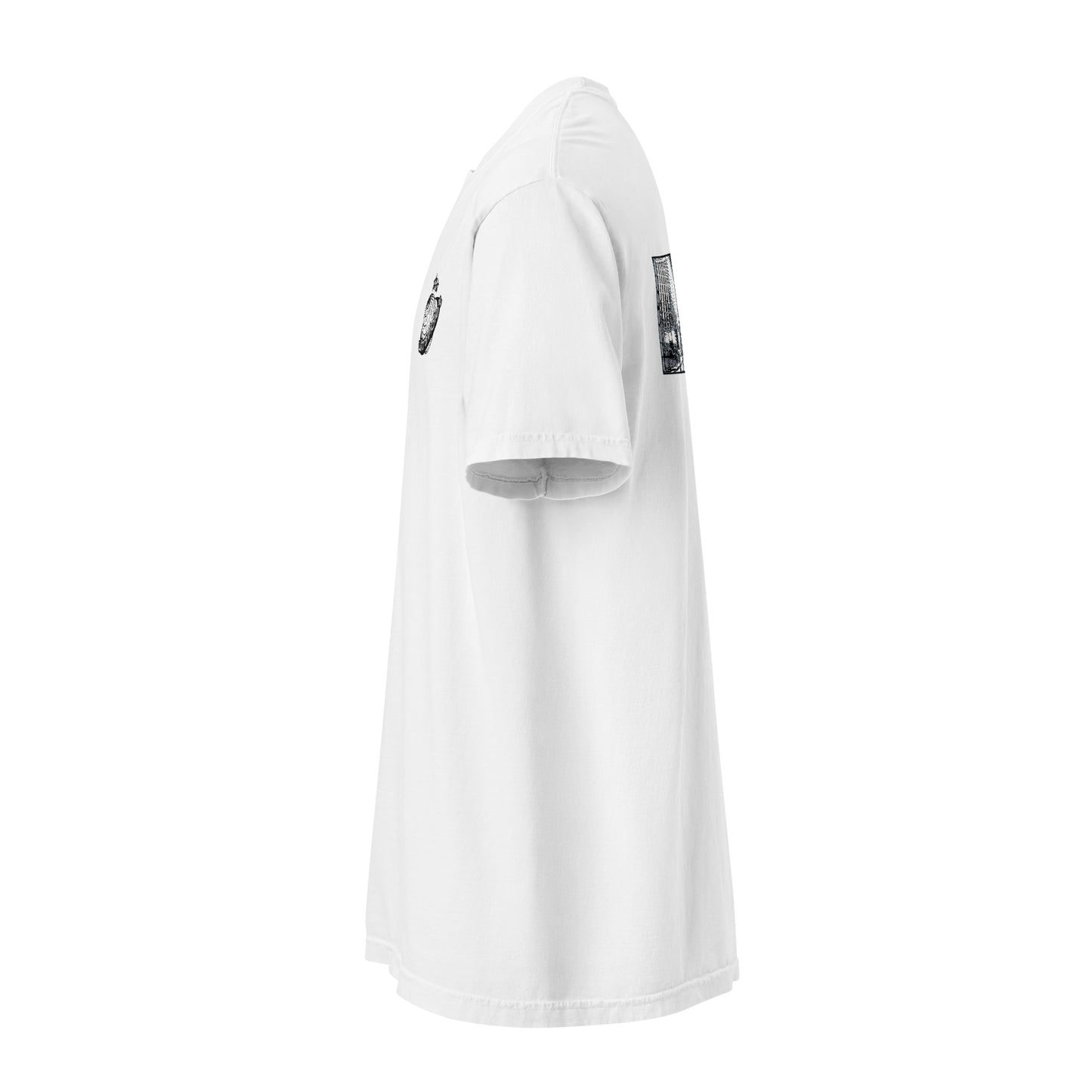 ultraviolet logo heavy tee (white)